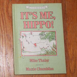 Vintage I Can Read 1981 "It's Me, Hippo!" Hardcover Book